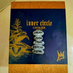 Suenos de Saundra Upcycled, EXTREMELY RARE Inner Circle Cigar Box Storage/Accent